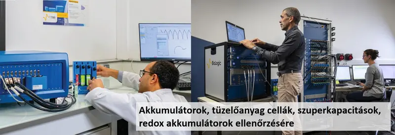 Tesztállomások, akkumulátorok
